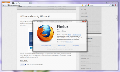 Firefox 4.0 RC1 screenshot
